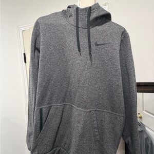 Nike Men's Charcoal Gray Hoodie